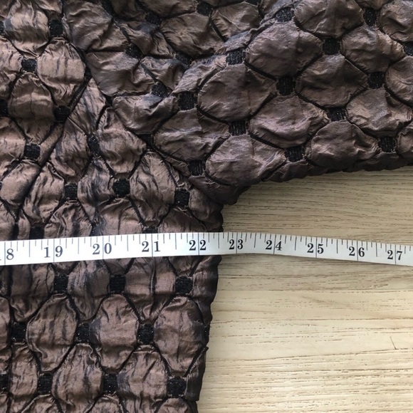 Joseph Ribkoff Dark Brown Quilted Jacket - Picture 7 of 11